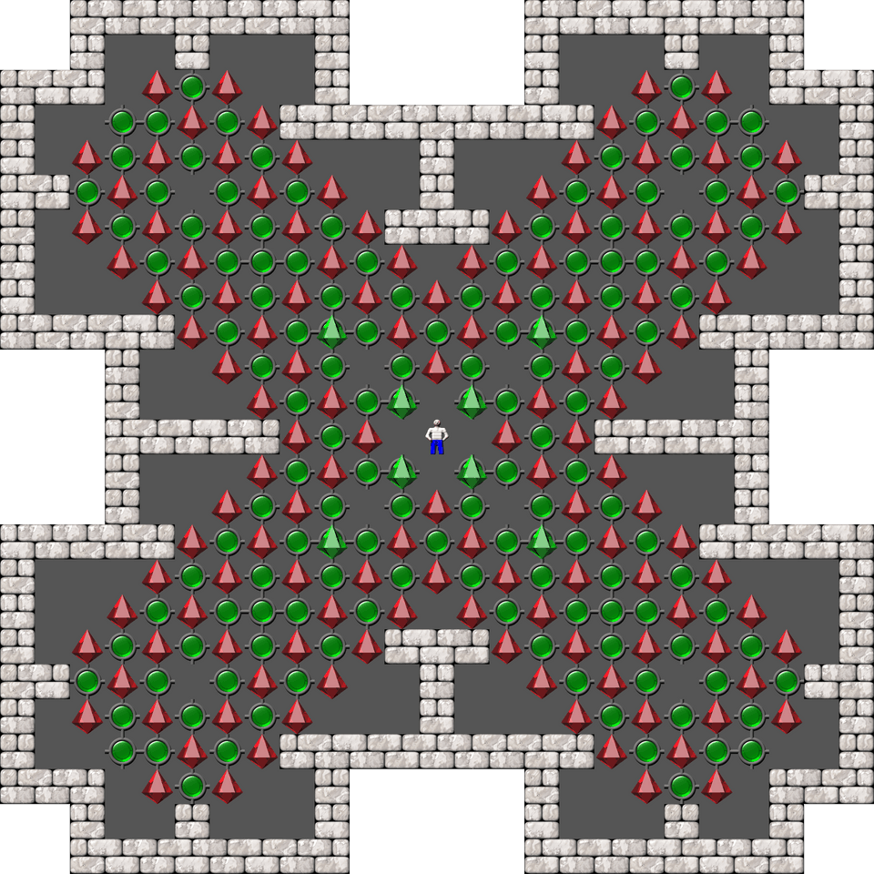 Sokoban Sasquatch 07 Arranged level 72